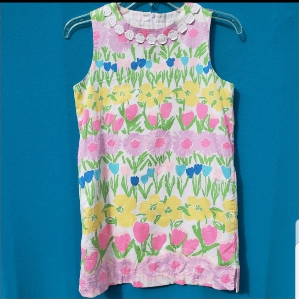 Lilly Pulitzer Girls Floral Line Dance Shift Dress